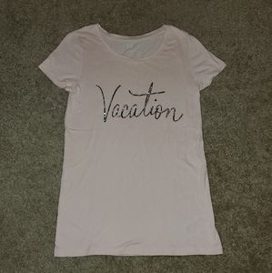 EUC GAP XS Women's Pale Pink Vacation Shirt